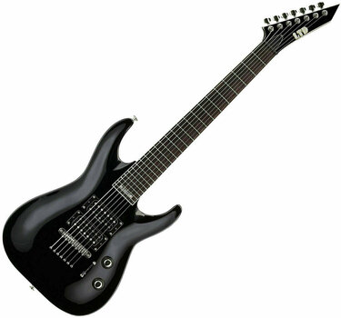 7-strenget elektrisk guitar ESP LTD SC207 Black - 1