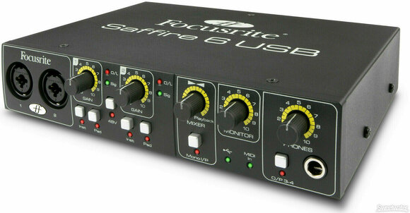 USB-audio-interface - geluidskaart Focusrite SAFFIRE6 - 1