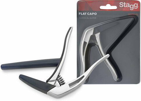 Acoustic Guitar Capo Stagg SCPX-FL-CR - 1