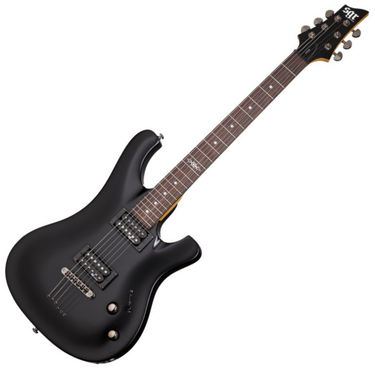 Elektrische gitaar Schecter SGR006 Midnight Satin Black