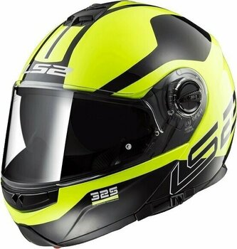 Helm LS2 FF325 Strobe Zone Zone H-V Yellow Black L Helm - 1