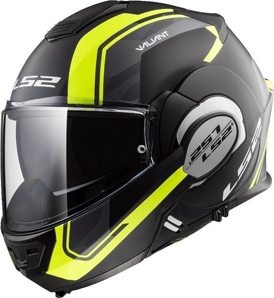 Helmet LS2 FF399 Valiant Line Line Matt Black H-V Yellow L Helmet