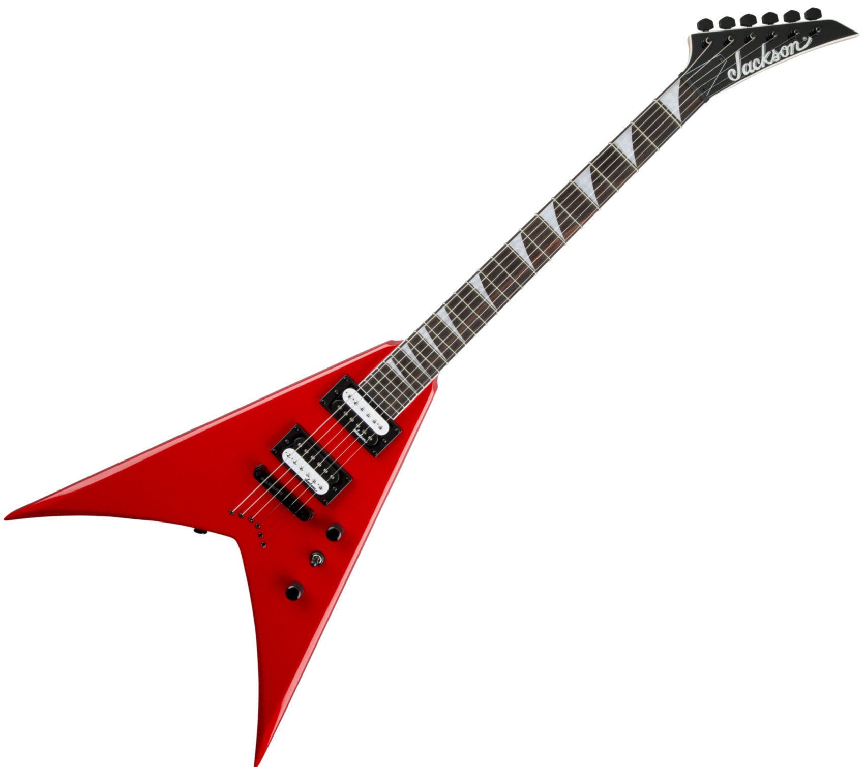 Elektrische gitaar Jackson JS32T King V AH Ferrari Red