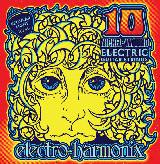Struny pre elektrickú gitaru Electro Harmonix Nickel 10