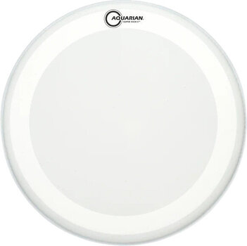 Drum Head Aquarian TCSKII20 Super Kick 2 Texture Coated White 20" Drum Head - 1