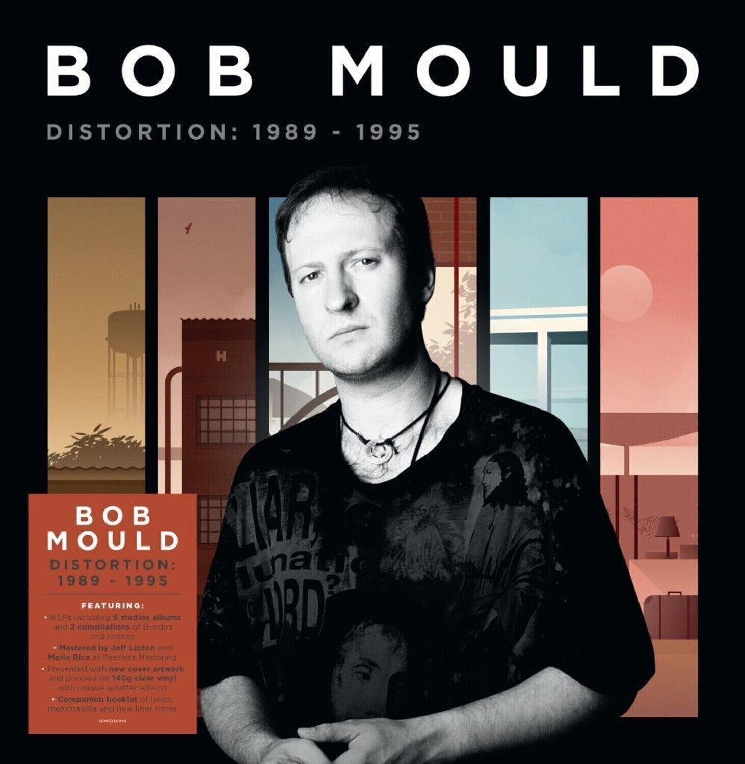 LP ploča Bob Mould - Distortion: 1989-1995 (Box Set) (Limited Edition) (Clear with Splatter Effects Coloured) (140 g) (8 LP)