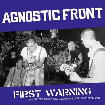 Disc de vinil Agnostic Front - First Warning: 'United Blood' Era Recordings (Coloured) (LP) - 1