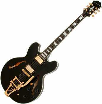 Semi-akoestische gitaar Epiphone ES-355 Ebony - 1
