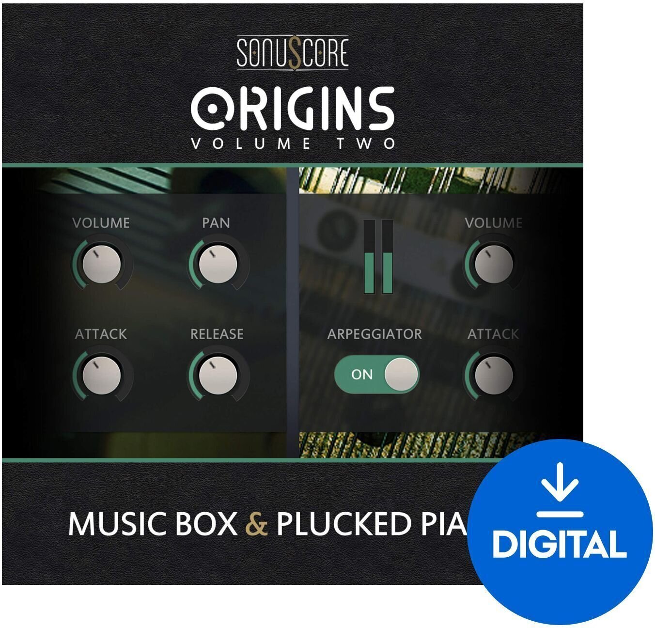 Audio biblioteka za sampler Sonuscore Origins Vol. 2: Music Box & Plucked Piano (Digitalni proizvod)