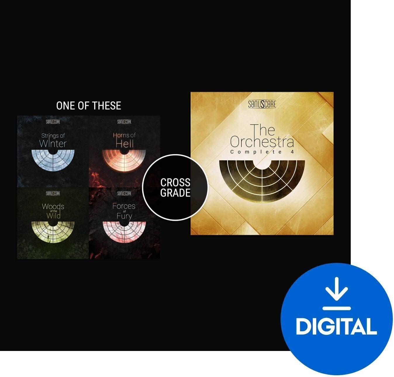 Audio biblioteka za sampler Sonuscore The Orchestra Complete 4 Crossgrade (Digitalni proizvod)