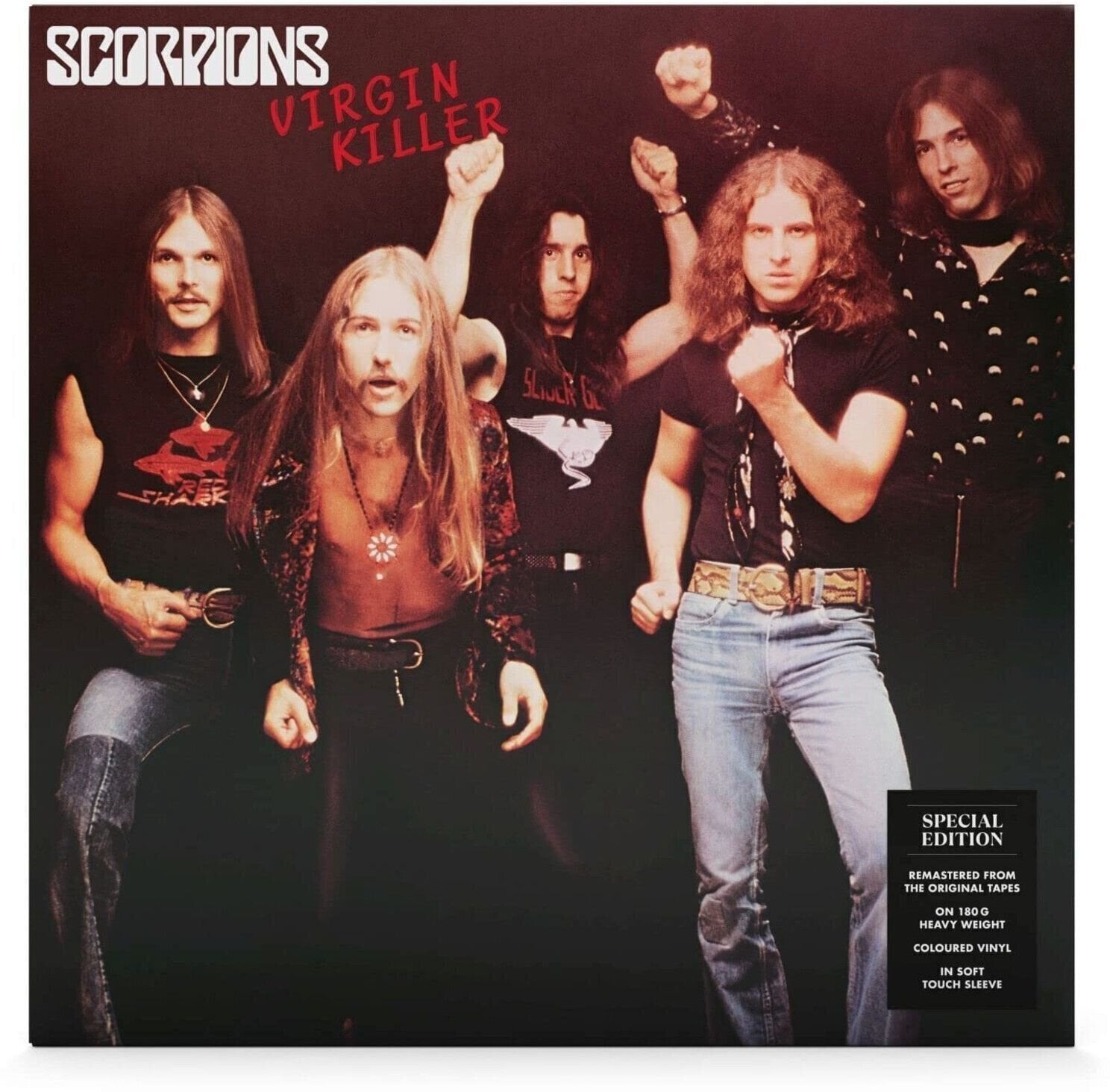Vinylskiva Scorpions - Virgin Killer (Reissue) (Sky Blue Coloured) (180 g) (LP)