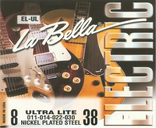 Cordes de guitares acoustiques LaBella EL-UL Ultra light