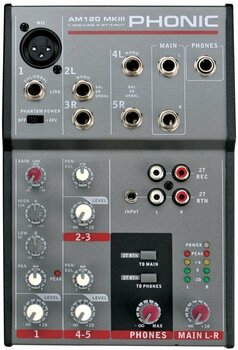 Table de mixage analogique Phonic AM 120 MKIII - 1