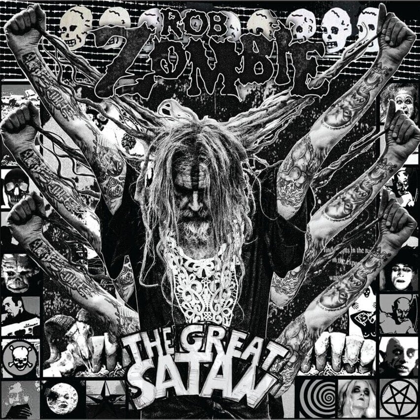 Вінілові платівки Rob Zombie - The Great Satan (Gatefold Sleeve) (Black/White Coloured) (LP)