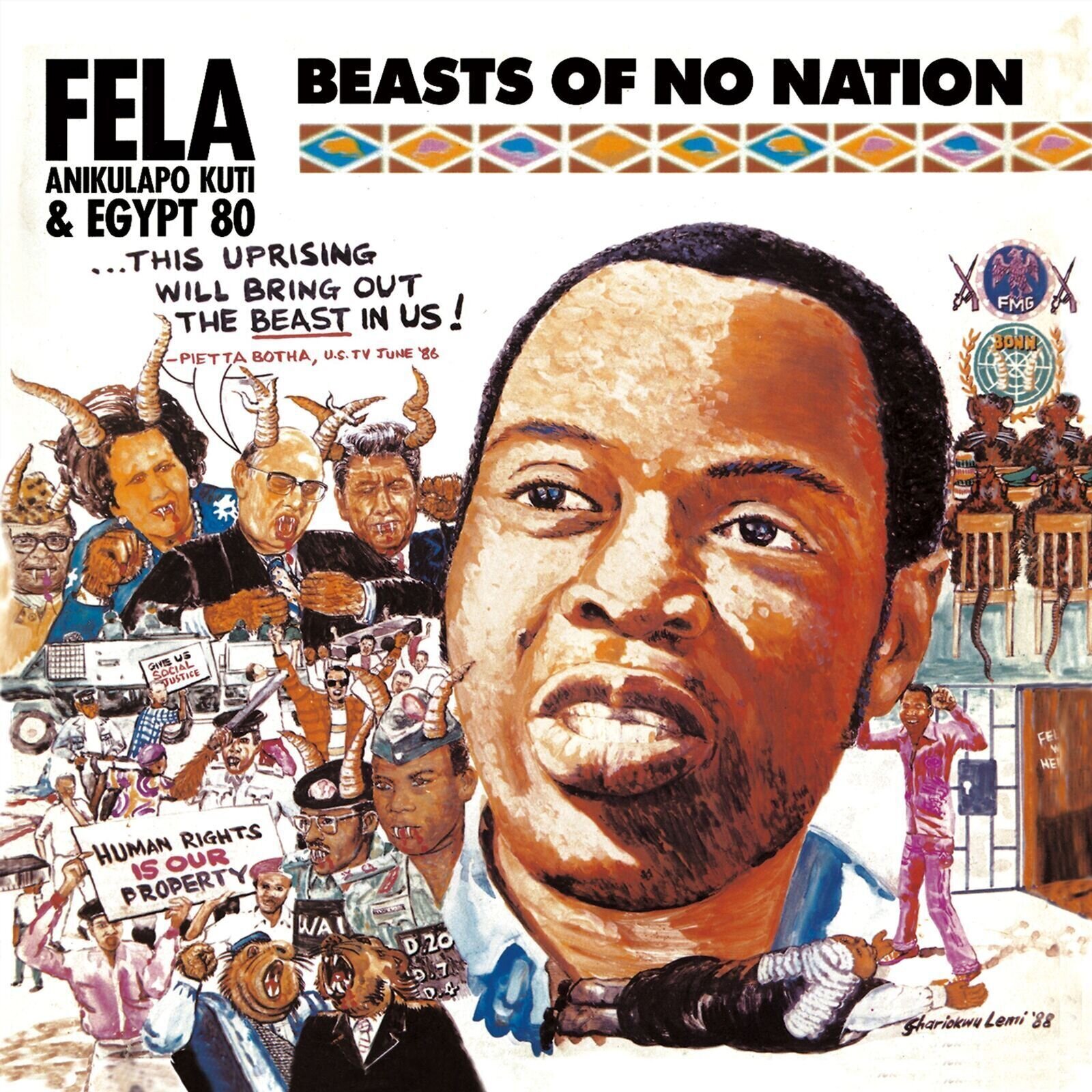 Hanglemez Fela Kuti - Beasts Of No Nation (Reissue) (LP)