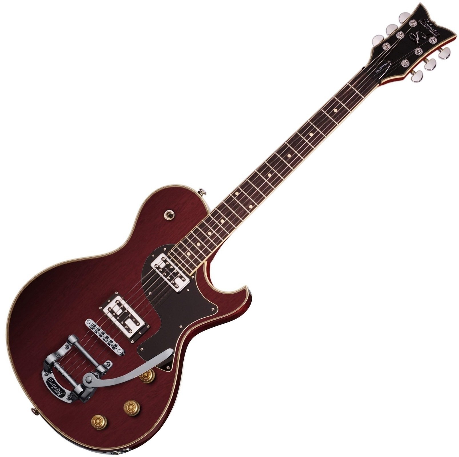 Elektrická gitara Schecter Solo Vintage See-Thru Cherry