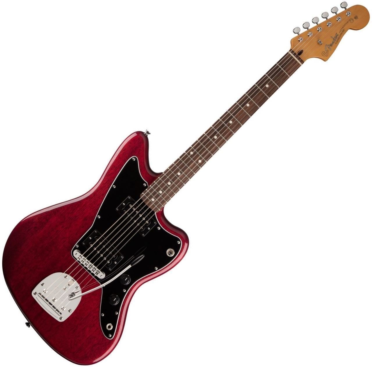 Electric guitar Fender Modern Player Jazzmaster HH, Crimson Red Transparent
