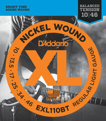 Struny do gitary elektrycznej D'Addario EXL110BT Struny do gitary elektrycznej