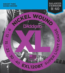 Struny do gitary elektrycznej D'Addario EXL120BT Struny do gitary elektrycznej