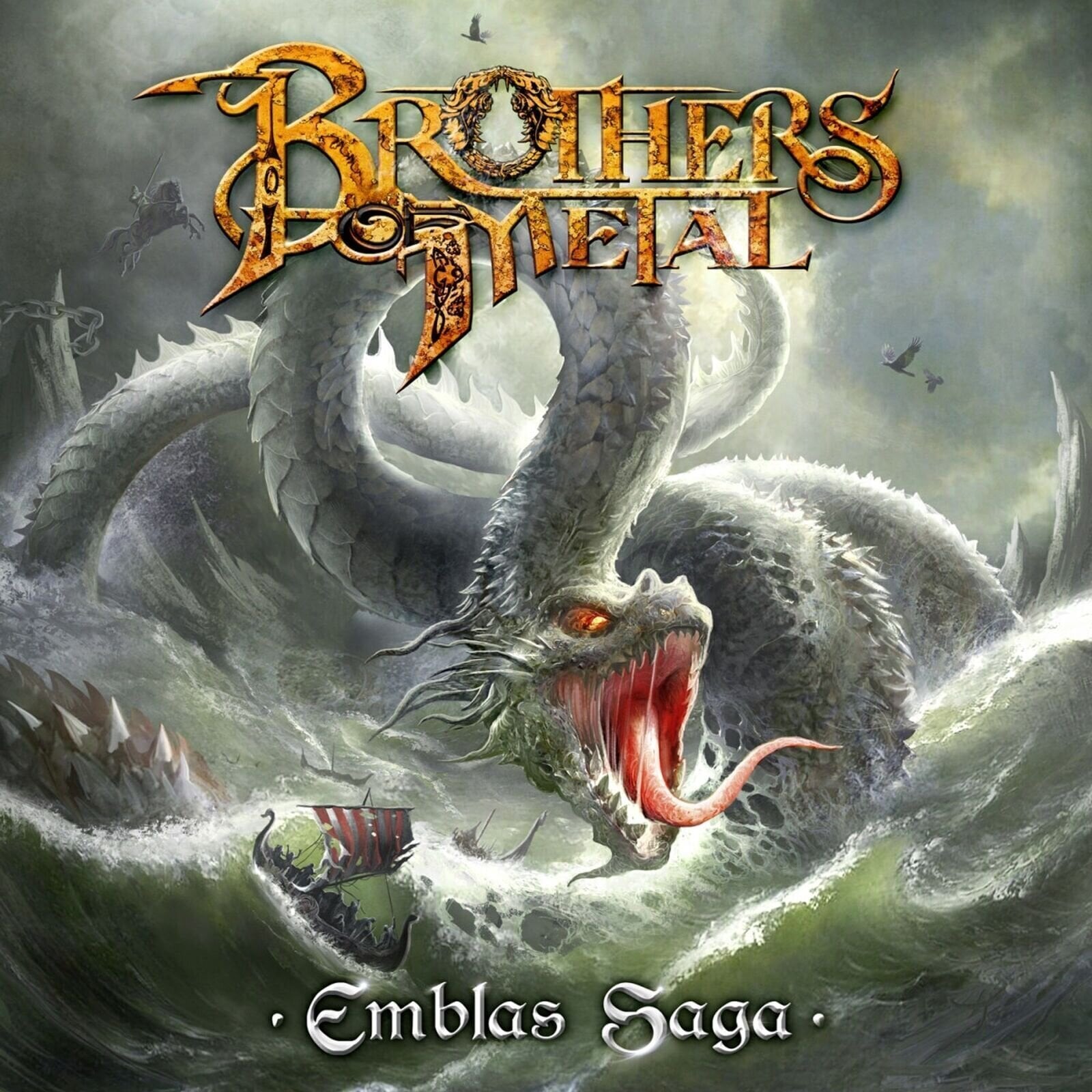 LP ploča Brothers Of Metal - Emblas Saga (Reissue) (Clear Green Coloured) (LP)