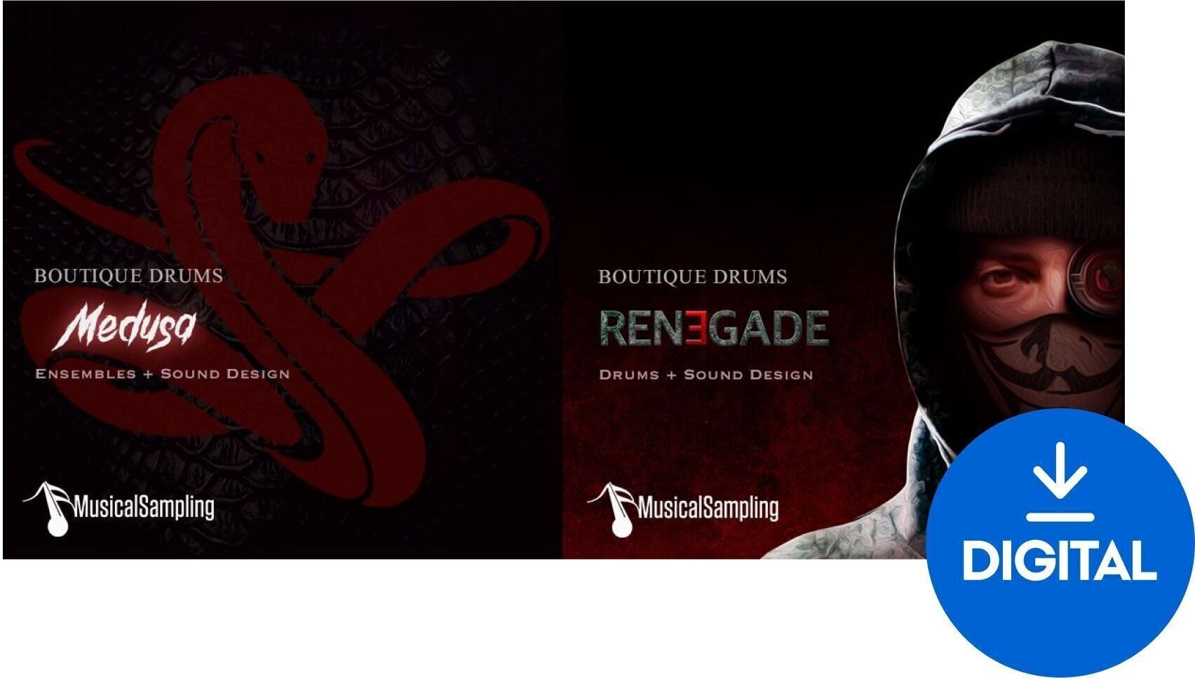 Banques de sons et samples Musical Sampling Aggrsn Drums Bundle (Produit numérique)