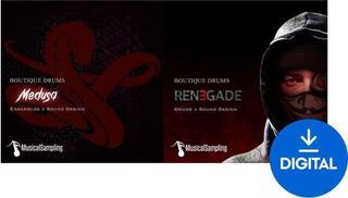 Bibliotecă de sunet pentru samplere Musical Sampling Aggrsn Drums Bundle (Produs digital)