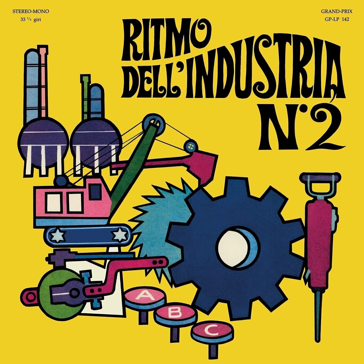 LP ploča Alessandro Alessandroni - Ritmo Dell'industria N.2 (Limited Edition) (Yellow Coloured) (180 g) (LP)