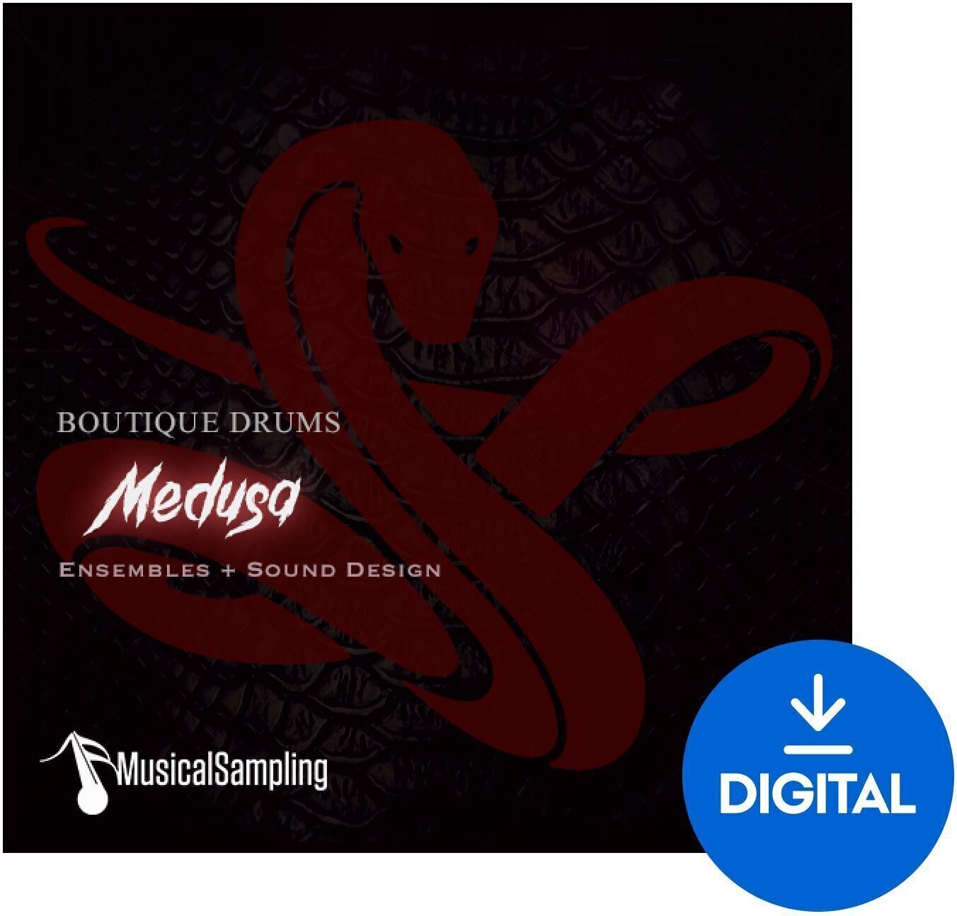 Audio biblioteka za sampler Musical Sampling Boutique Drums Medusa (Digitalni proizvod)