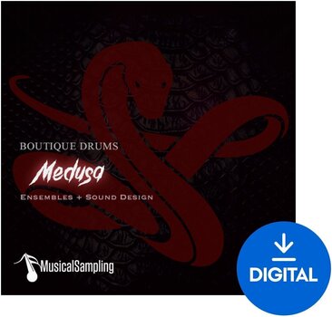 Audio biblioteka za sampler Musical Sampling Boutique Drums Medusa (Digitalni proizvod) - 1