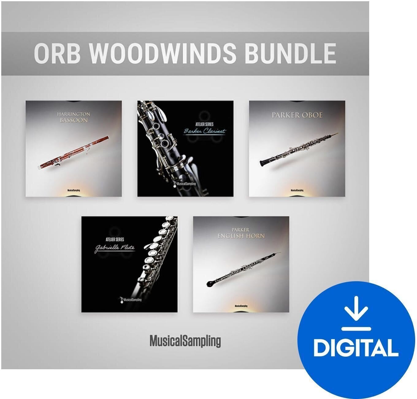 Banques de sons et samples Musical Sampling Orb Woodwinds Bundle (Produit numérique)