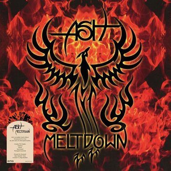 Vinylplade Ash - Meltdown (Orange & Black Splatter Coloured) (LP) - 1