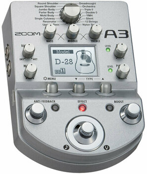 Multi-efeitos para guitarra Zoom A3 Acoustic effects pedal - 1