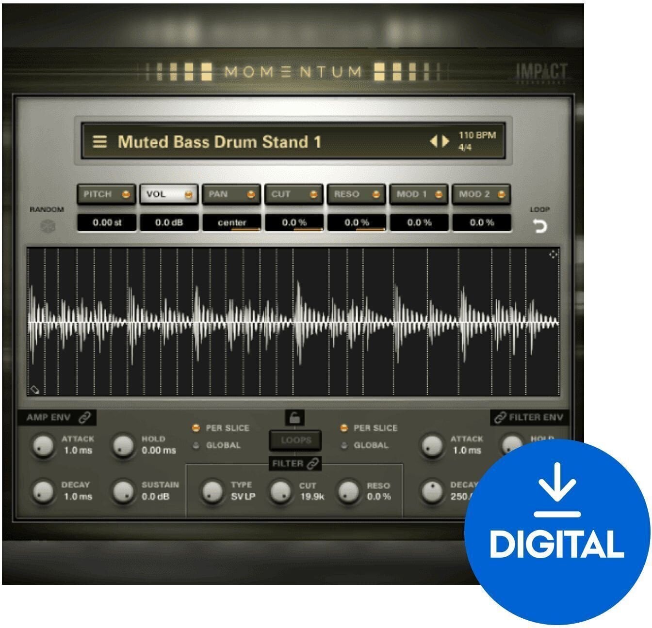 Библиотека със звукови ефекти Impact Soundworks Momentum - Acoustic Rhythmic Loops (Дигитален продукт)