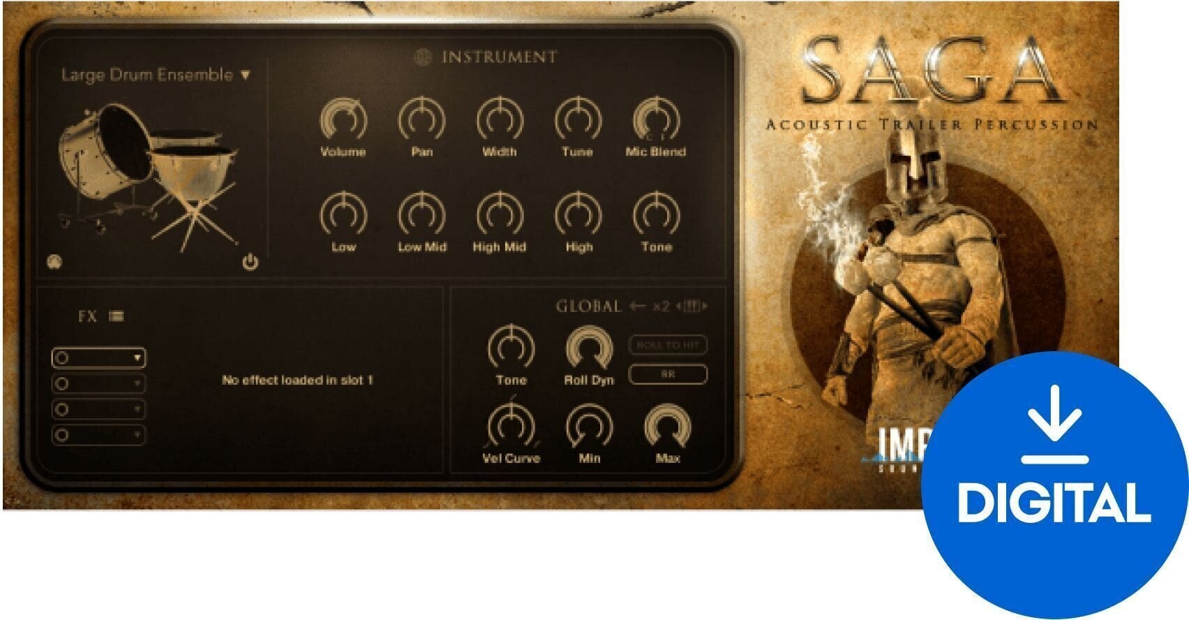 Sample/Sound Library Impact Soundworks Saga: Acoustic Trailer Percussion (Digital product)