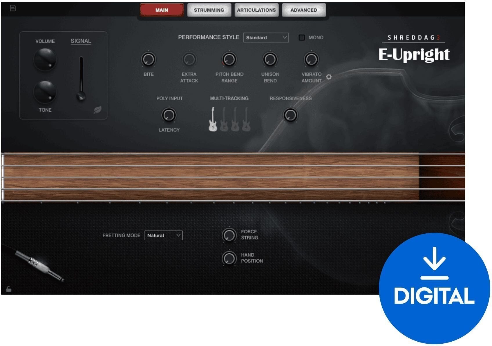 Sample/Sound Library Impact Soundworks Shreddage 3 E-Upright (Digital product)