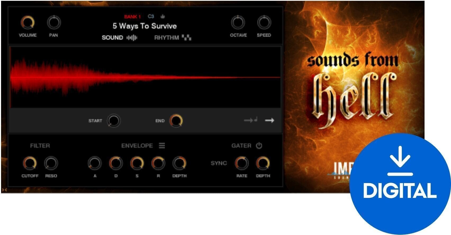 Sample/Sound Library Impact Soundworks Sounds From Hell (Digital product)