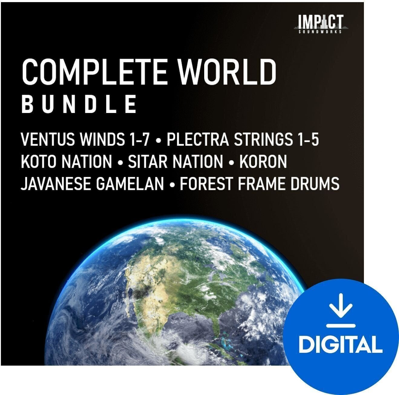 Bibliotecă de sunet pentru samplere Impact Soundworks Complete World Bundle (Produs digital)