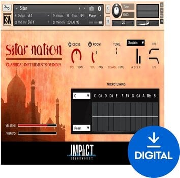 Zvučna knjižnica za efekte Impact Soundworks Sitar Nation: Classical Instruments of India (Digitalni proizvod) - 1