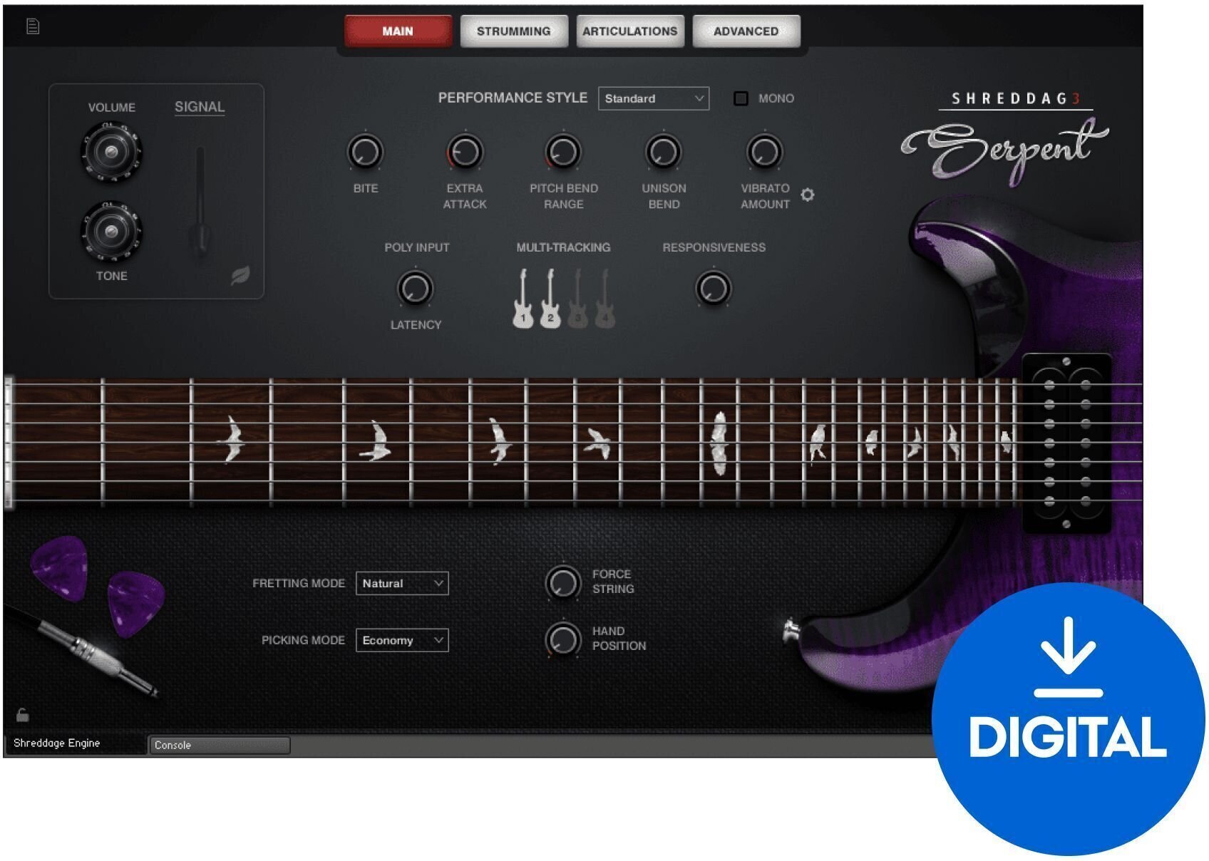 Banques de sons et samples Impact Soundworks Shreddage 3 Serpent (Produit numérique)