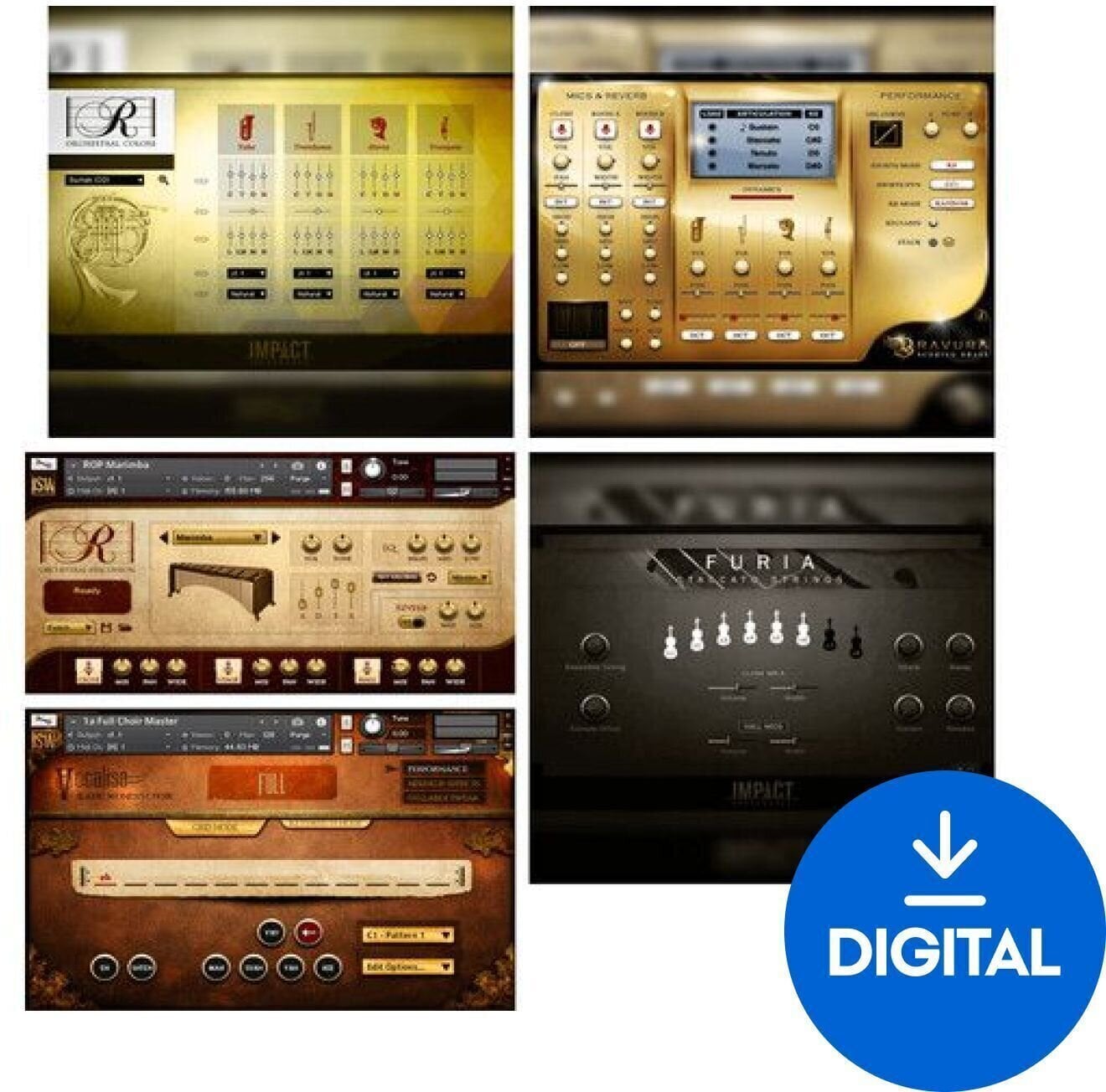 Audio biblioteka za sampler Impact Soundworks Orchestral Bundle (Digitalni proizvod)