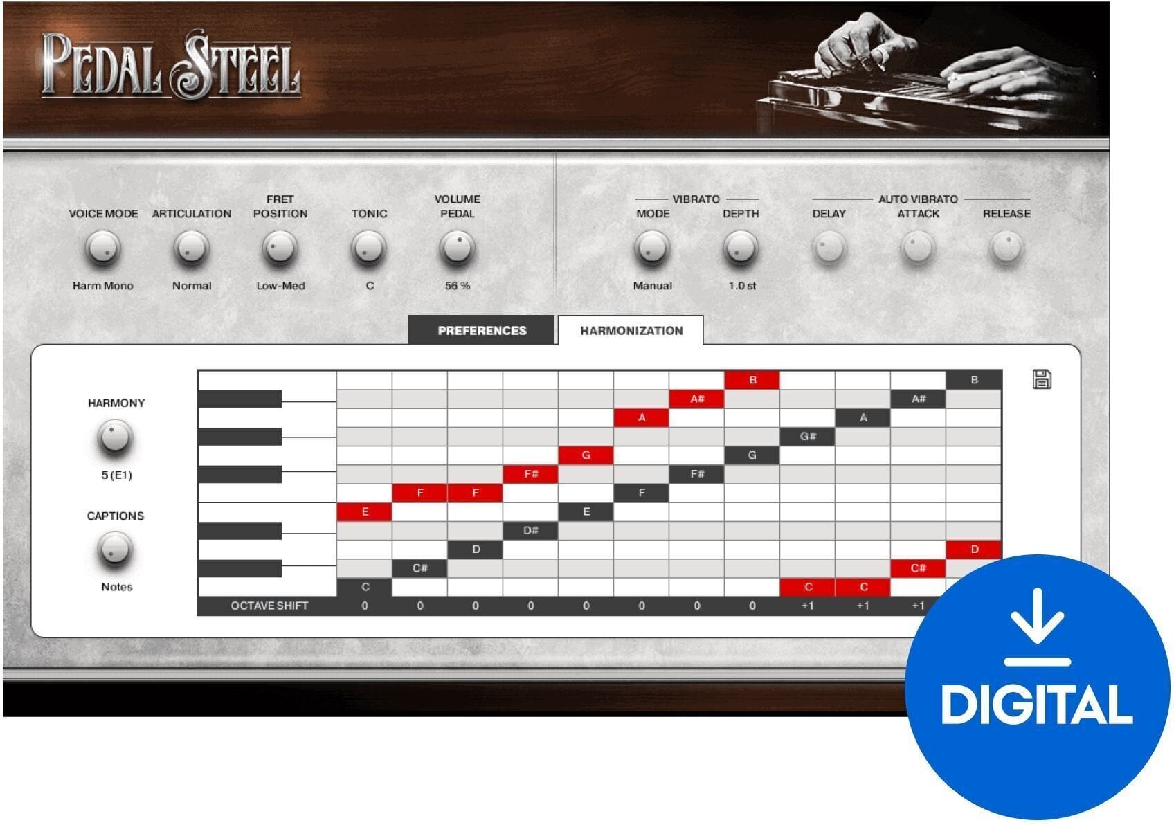 Zvučna knjižnica za efekte Impact Soundworks Pedal Steel (Digitalni proizvod)