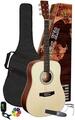 SX SD304K Natural Matte Akustikgitarre