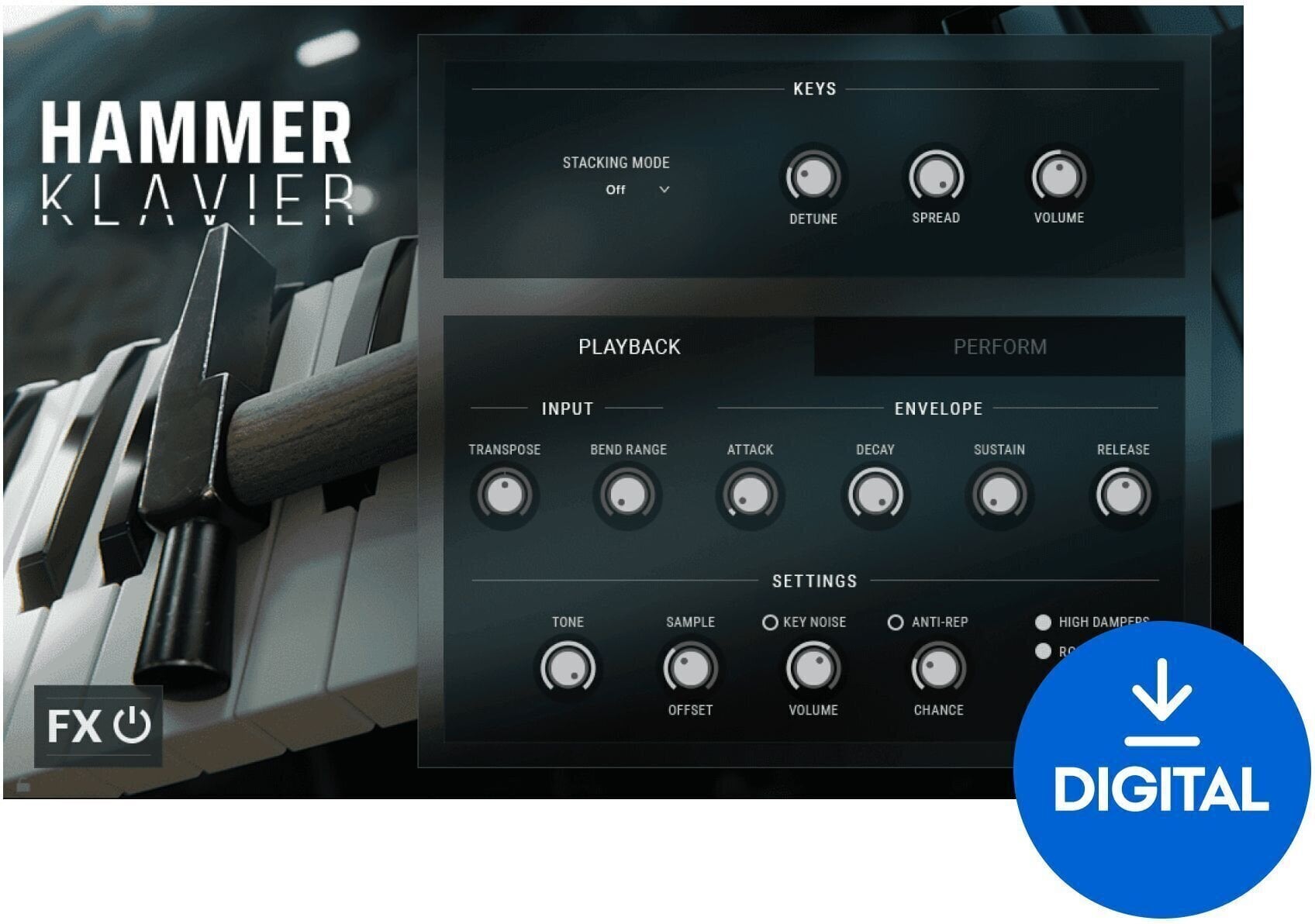 Zvučna knjižnica za efekte Impact Soundworks Hammer Klavier (Digitalni proizvod)