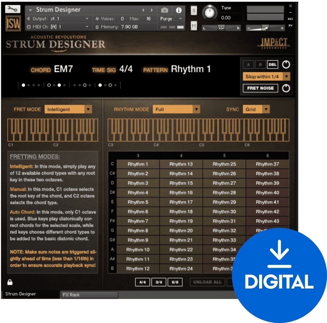 Sample/Sound Library Impact Soundworks Acoustic Revolutions: Strum Designer (Digital product)