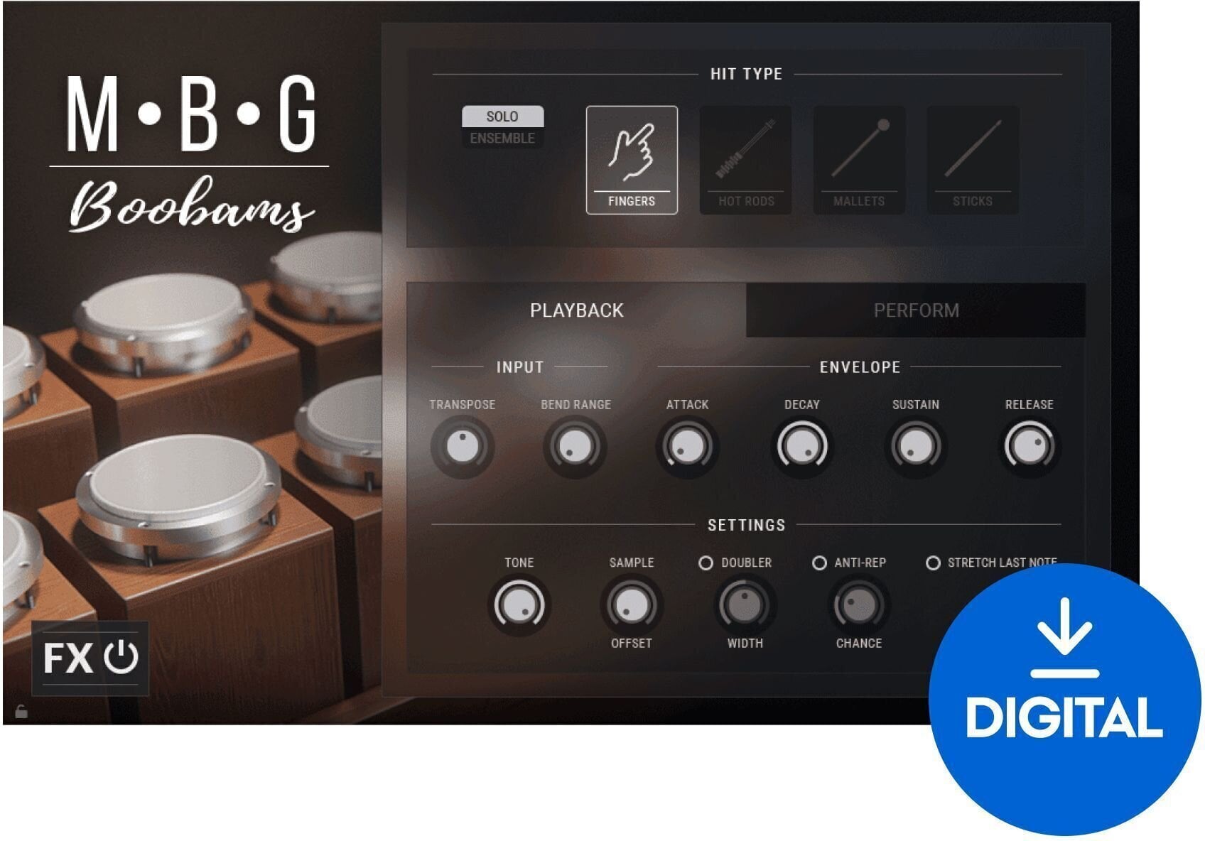 Sample/Sound Library Impact Soundworks MB Gordy Percussion - Boobams (Digital product)