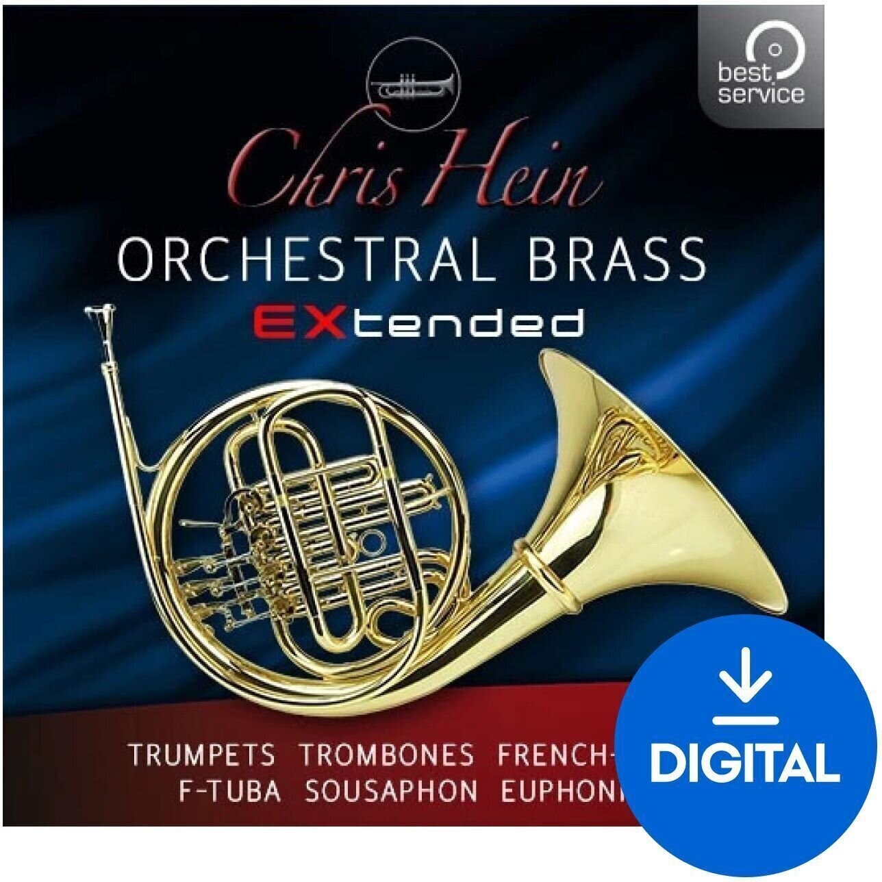 Zvučna knjižnica za efekte Best Service Chris Hein Orchestral Brass EXtended (Digitalni proizvod)