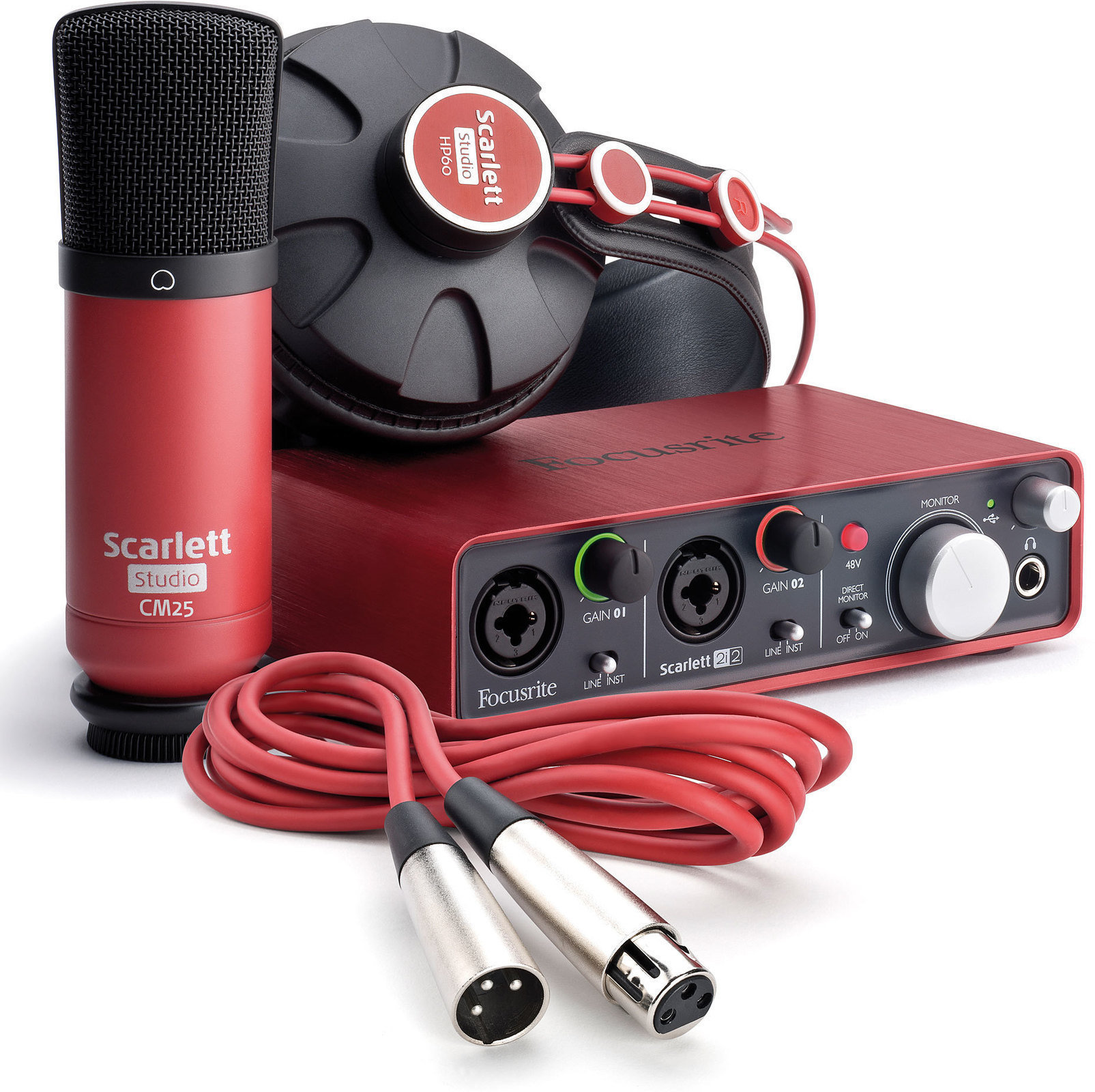 USB-audio-interface - geluidskaart Focusrite Scarlett Studio