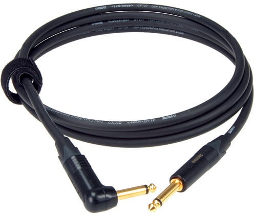 Nástrojový kábel Klotz LAGPR0450 Čierna 4,5 m Rovný - Zalomený