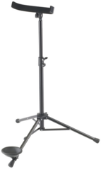 Standaard voor blaasinstrument Konig & Meyer  15045 Contra Bassoon Stand Black Standaard voor blaasinstrument