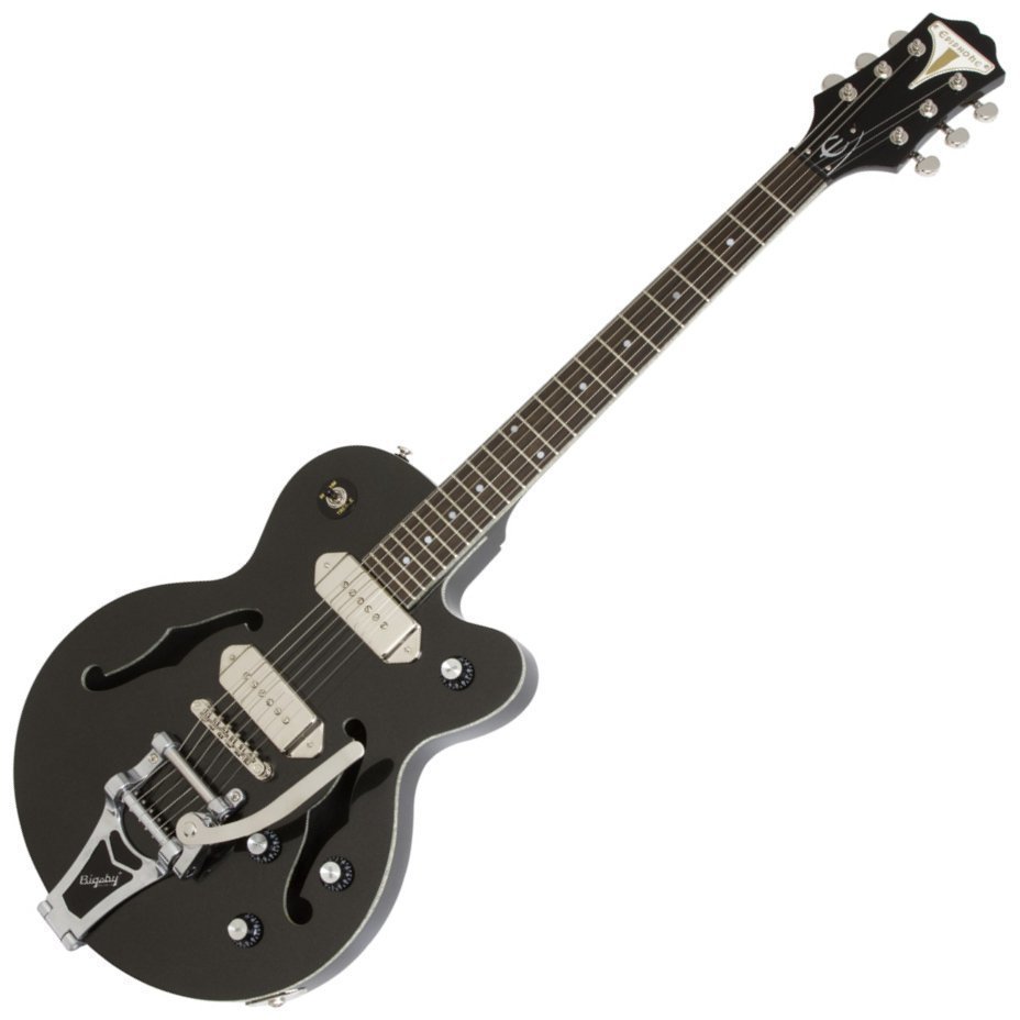 Semi-Acoustic Guitar Epiphone ES WildKat Black Royale